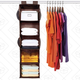 MaidMAX Hanging Closet Organizer, $9 with code A69RIS6C